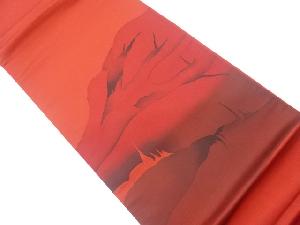 抽象山並み模様袋帯